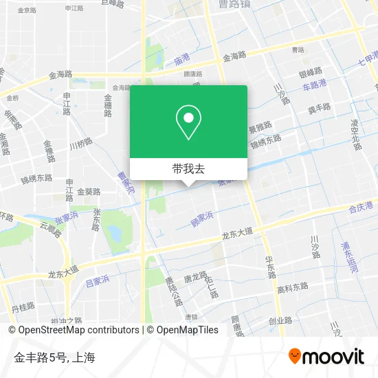 金丰路5号地图