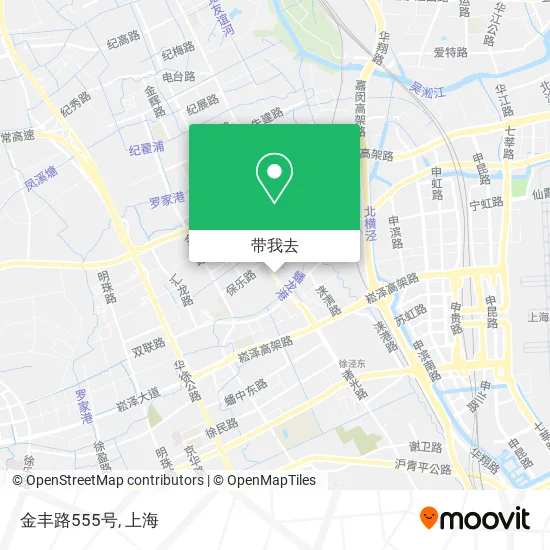 金丰路555号地图