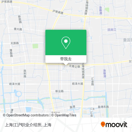 上海江沪职业介绍所地图