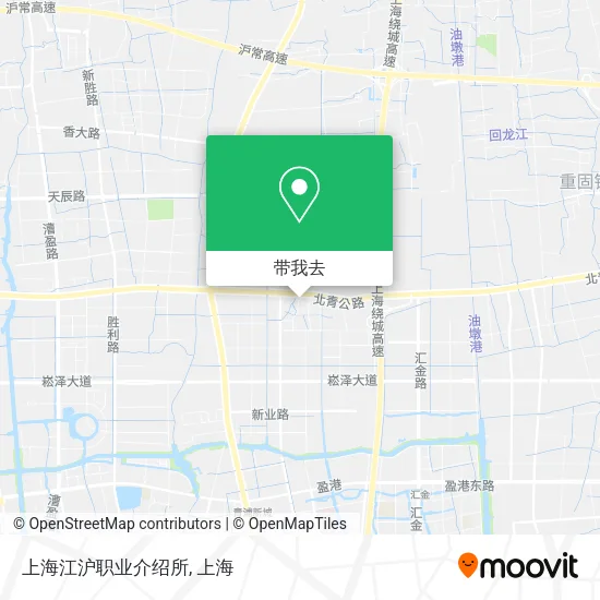 上海江沪职业介绍所地图