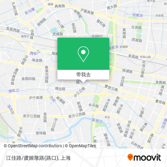 江佳路/虞姬墩路(路口)地图