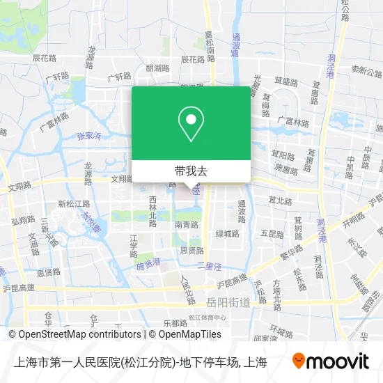 上海市第一人民医院(松江分院)-地下停车场地图