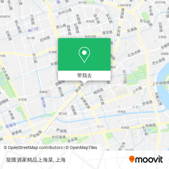 龍匯酒家精品上海菜地图