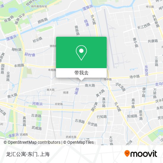 龙汇公寓-东门地图
