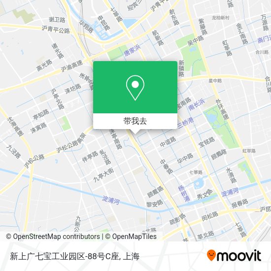 新上广七宝工业园区-88号C座地图