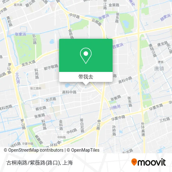 古桐南路/紫薇路(路口)地图