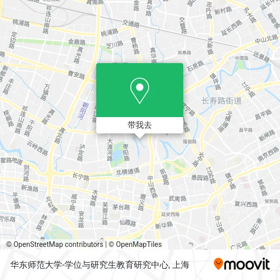 华东师范大学-学位与研究生教育研究中心地图