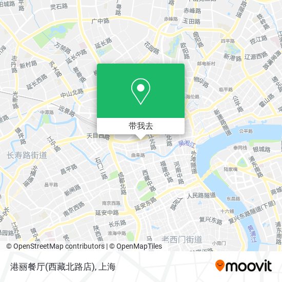 港丽餐厅(西藏北路店)地图