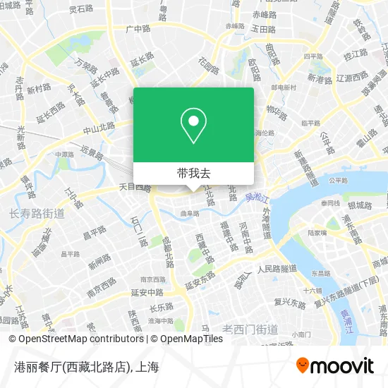 港丽餐厅(西藏北路店)地图