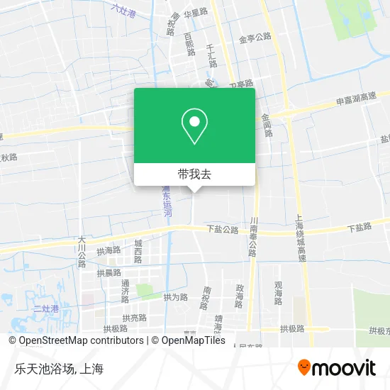 乐天池浴场地图