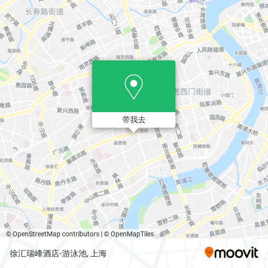 徐汇瑞峰酒店-游泳池地图