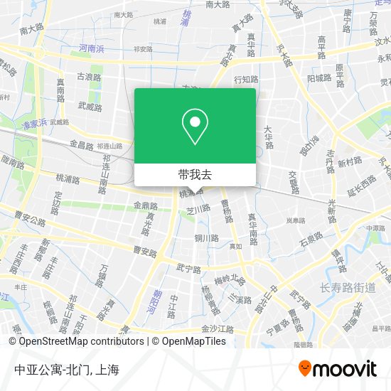 中亚公寓-北门地图