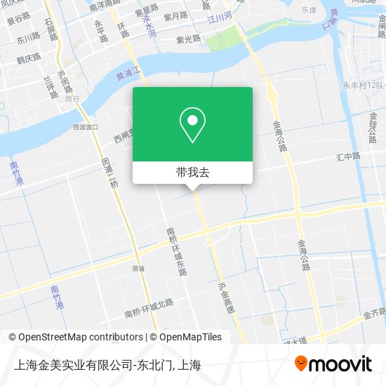 上海金美实业有限公司-东北门地图