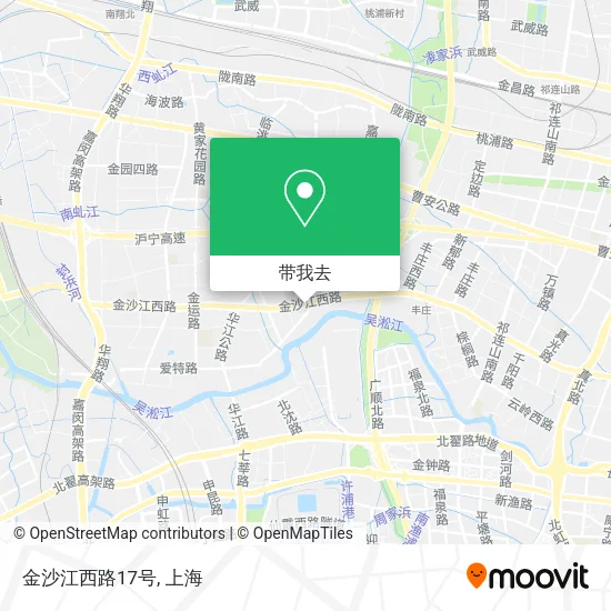 金沙江西路17号地图