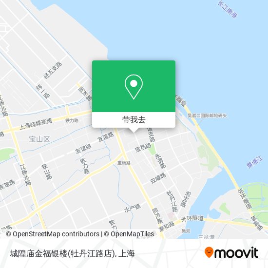 城隍庙金福银楼(牡丹江路店)地图