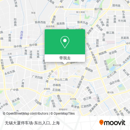 无锡大厦停车场-东出入口地图