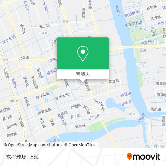 东排球场地图
