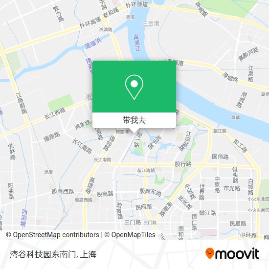 湾谷科技园东南门地图