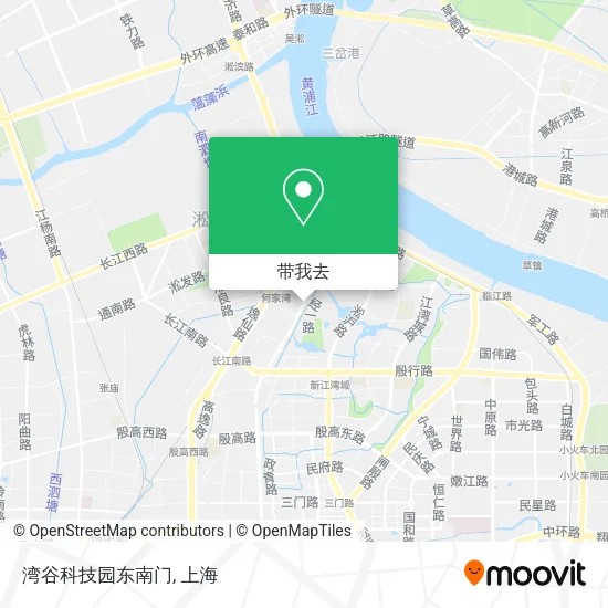 湾谷科技园东南门地图
