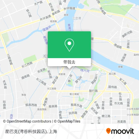 星巴克(湾谷科技园店)地图