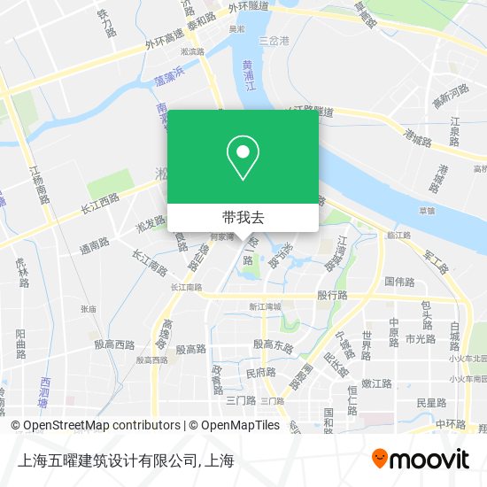 上海五曜建筑设计有限公司地图