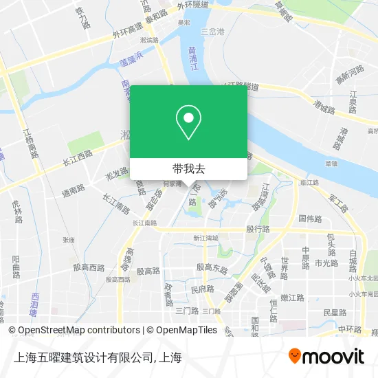 上海五曜建筑设计有限公司地图