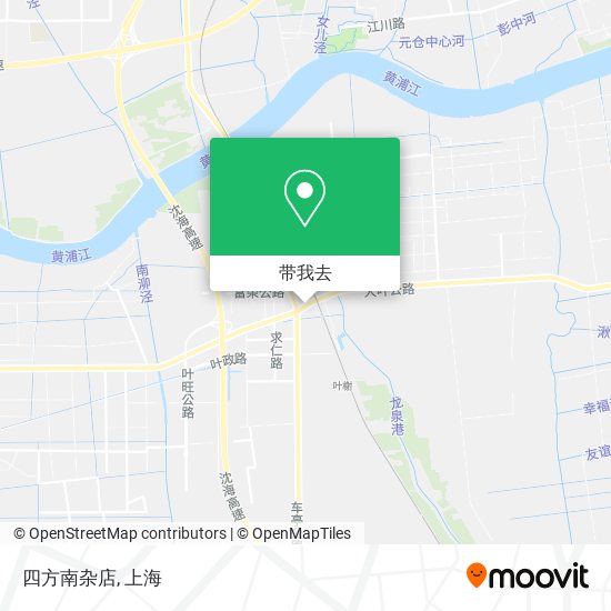 四方南杂店地图