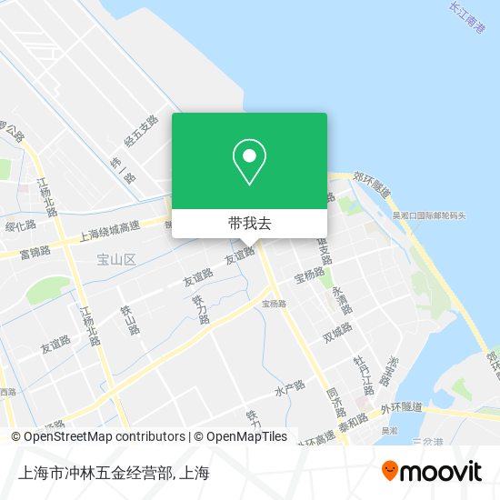 上海市冲林五金经营部地图