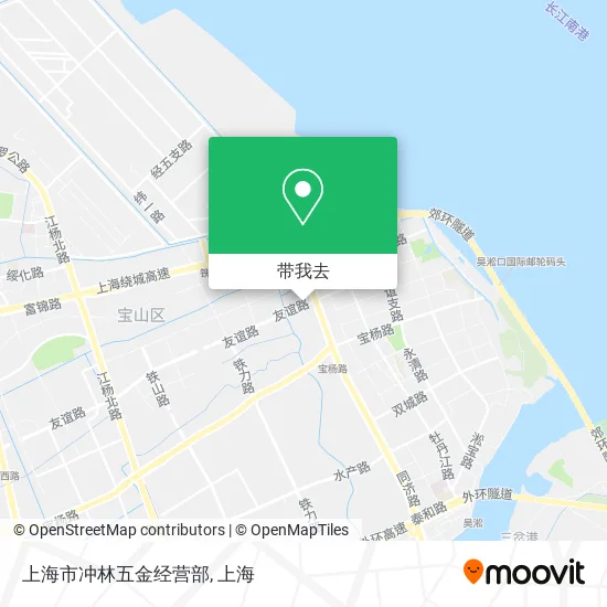 上海市冲林五金经营部地图