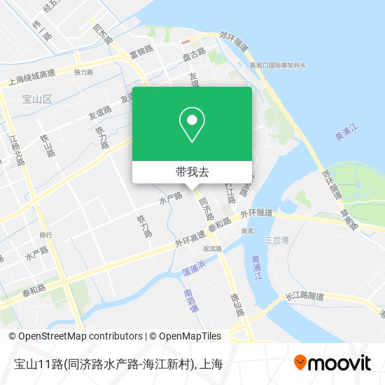 宝山11路(同济路水产路-海江新村)地图