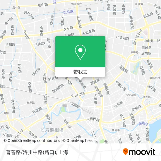 普善路/洛川中路(路口)地图