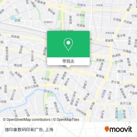微印象数码印刷广告地图
