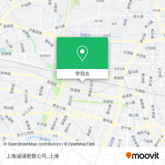 上海涵涵密胺公司地图