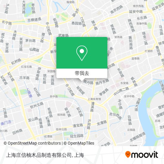 上海庄信柚木品制造有限公司地图