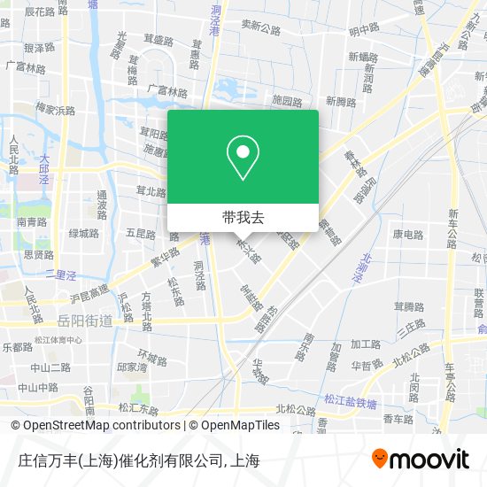 庄信万丰(上海)催化剂有限公司地图