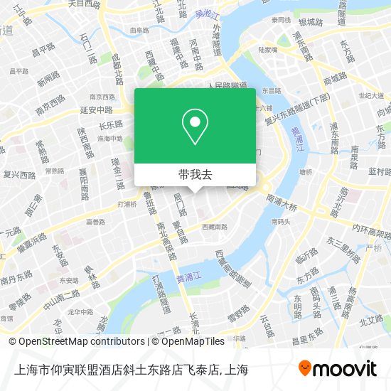 上海市仰寅联盟酒店斜土东路店飞泰店地图