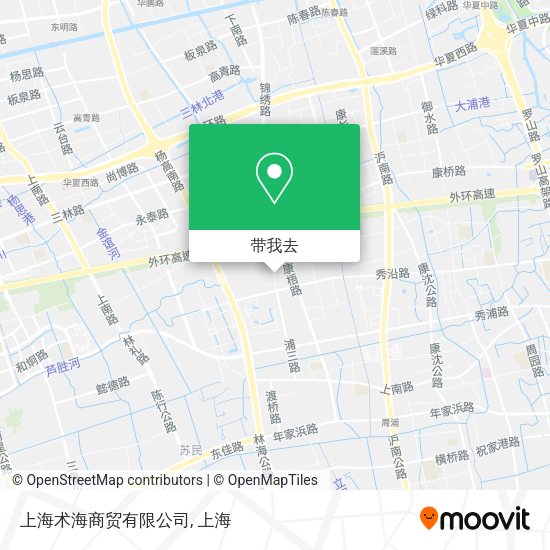 上海术海商贸有限公司地图