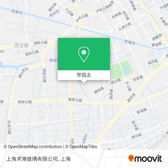 上海术海玻璃有限公司地图