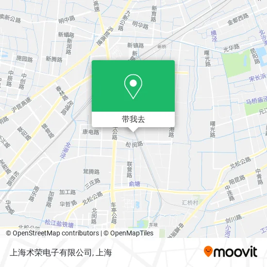 上海术荣电子有限公司地图