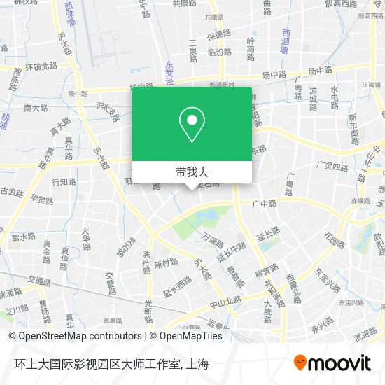 环上大国际影视园区大师工作室地图