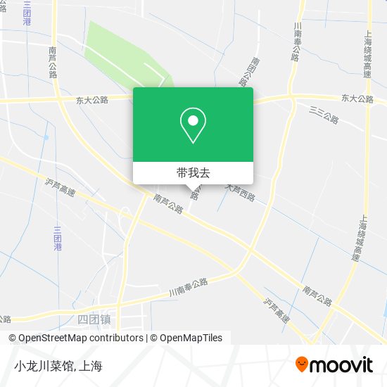 小龙川菜馆地图