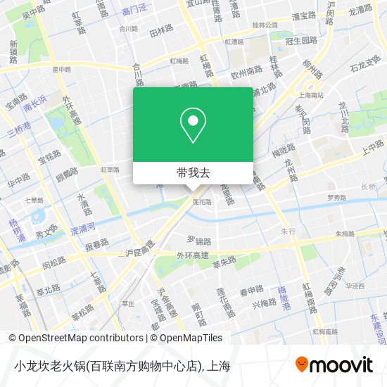 小龙坎老火锅(百联南方购物中心店)地图