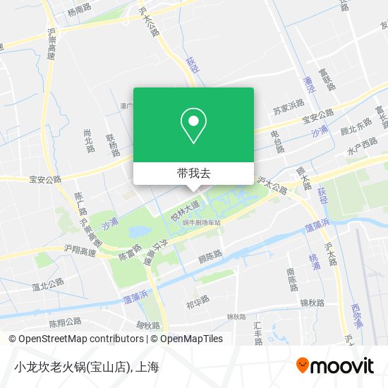 小龙坎老火锅(宝山店)地图