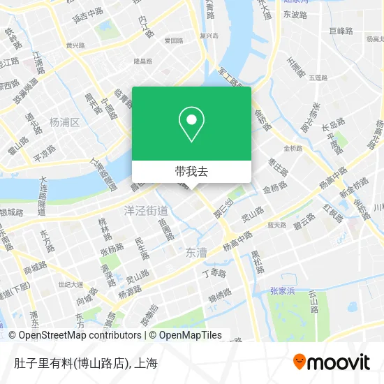 肚子里有料(博山路店)地图