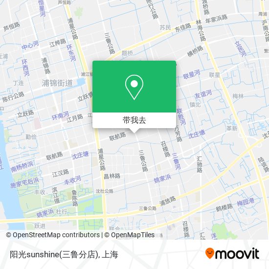 阳光sunshine(三鲁分店)地图