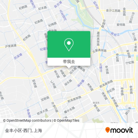 金丰小区-西门地图