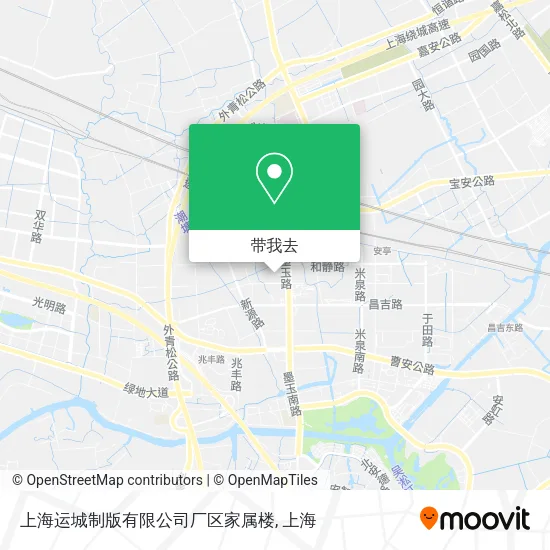 上海运城制版有限公司厂区家属楼地图
