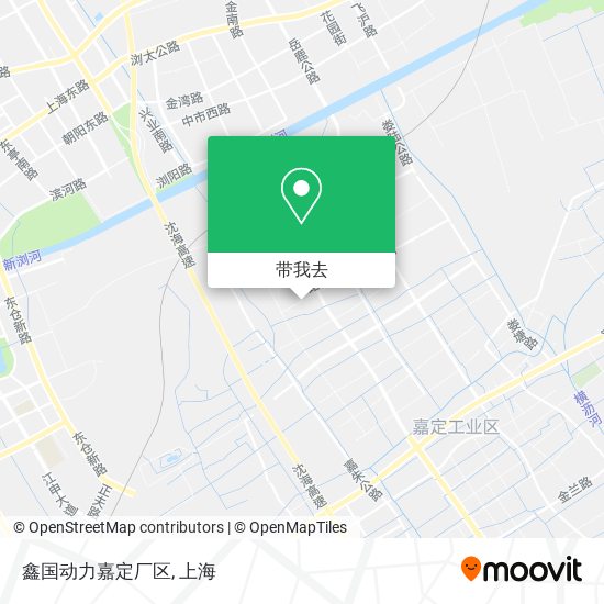 鑫国动力嘉定厂区地图