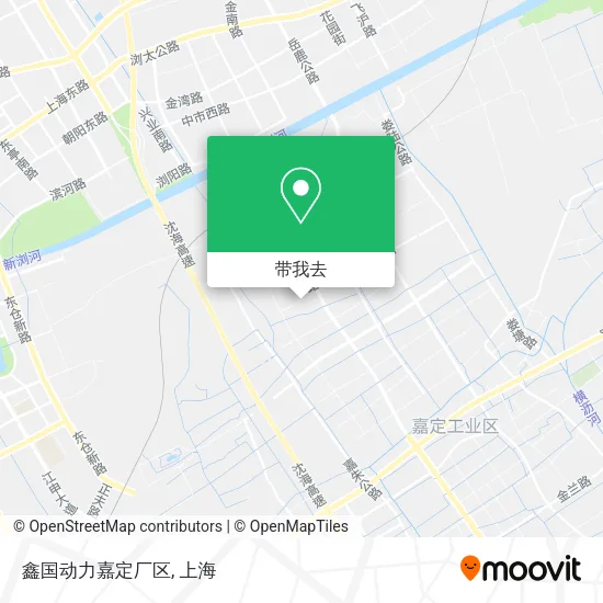 鑫国动力嘉定厂区地图