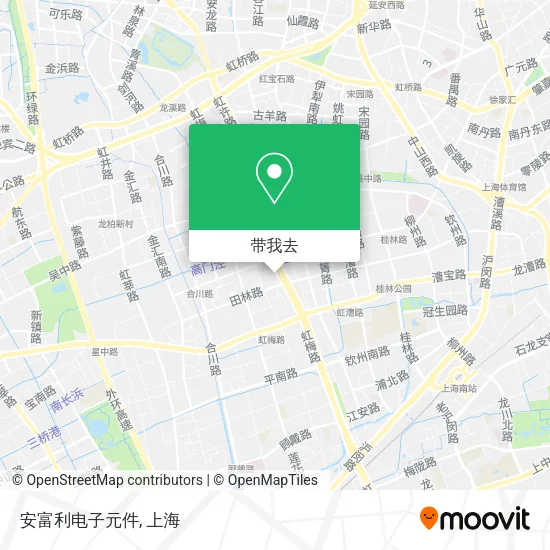 安富利电子元件地图